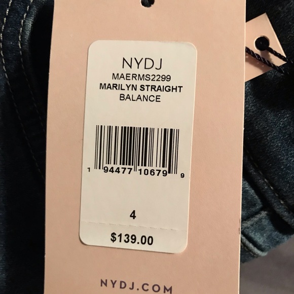 NYDJ Marilyn Straight Jeans - Picture 3 of 9
